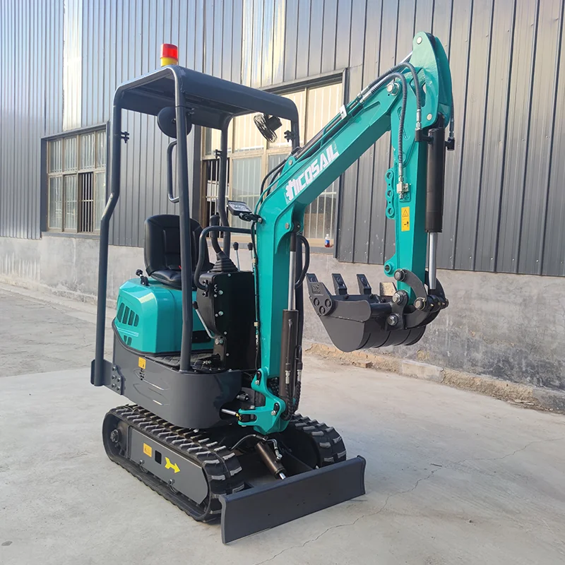 Customized High Productivity Mini Excavator With Long Boom Import Micro Digger 1.2 Ton Compact Small Excavator Machine