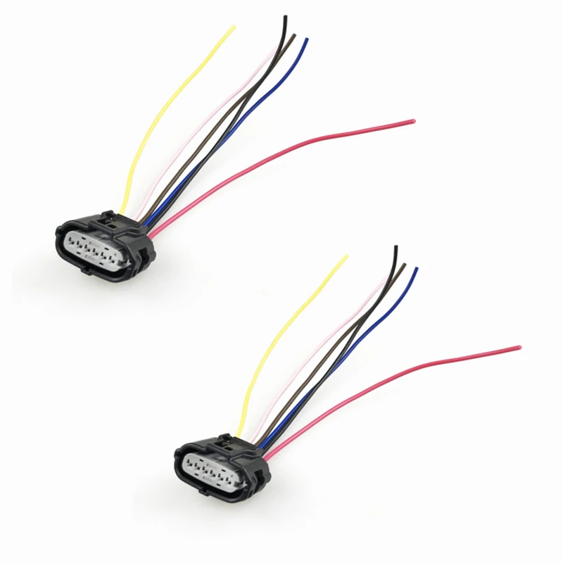 2-Pack 6-Pin Parking PDC Sensor Connector Harness – Fits Honda Civic, Pilot, Accord, Odyssey