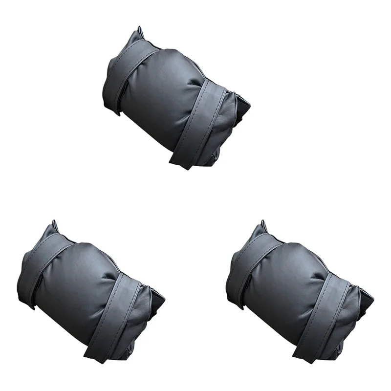 ABFY-3X Insulated Outside Tap Cover Winter Frost Protector Outdoor Weather Jacket Garden Faucet Cover Leather Black