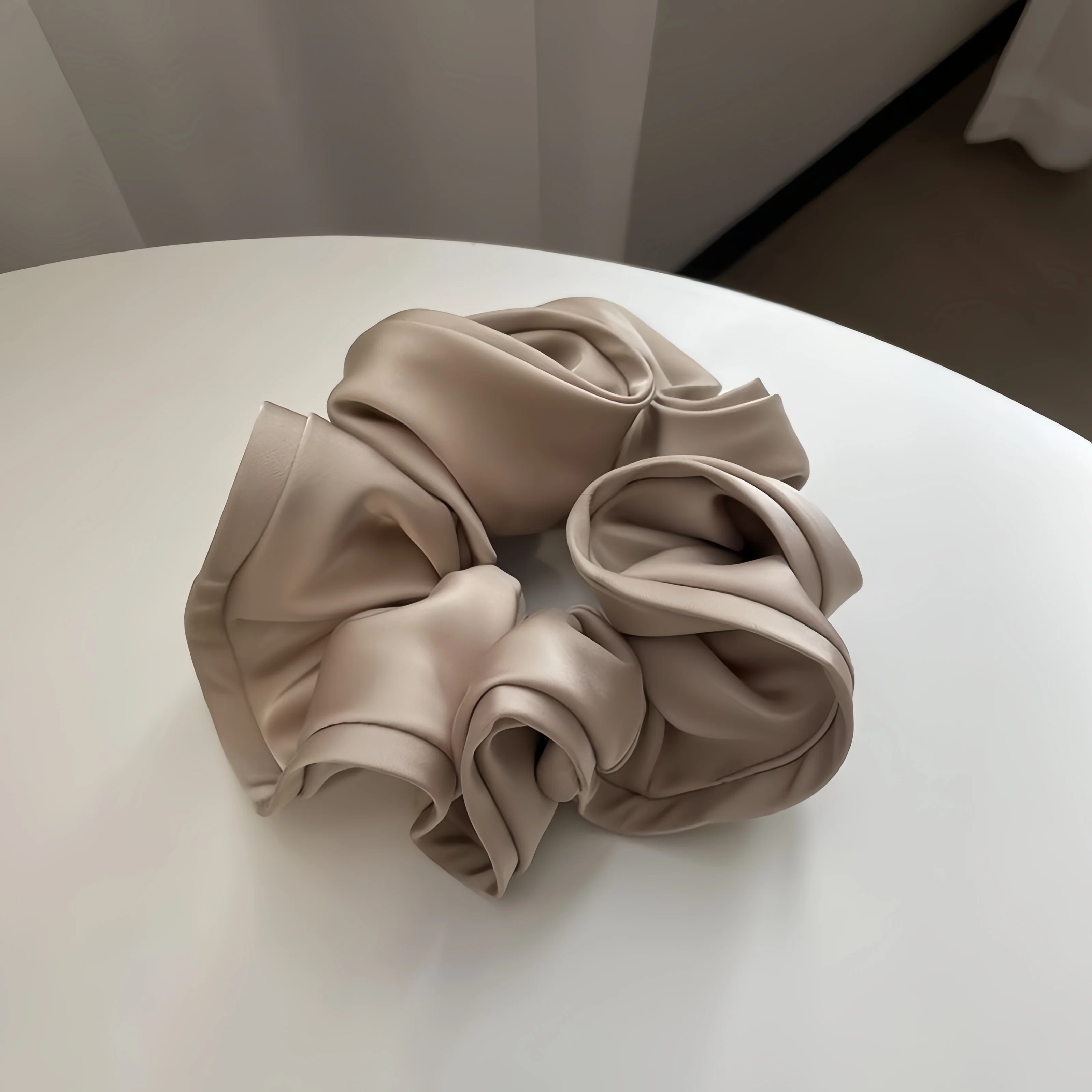 Koreaanse Grote Haarband Lint Scrunchies Satijnen Elastische Haarband Boog Vrouwen Eenvoudig Temperament Nieuwe Stijl Paardenstaart Haaraccessoires