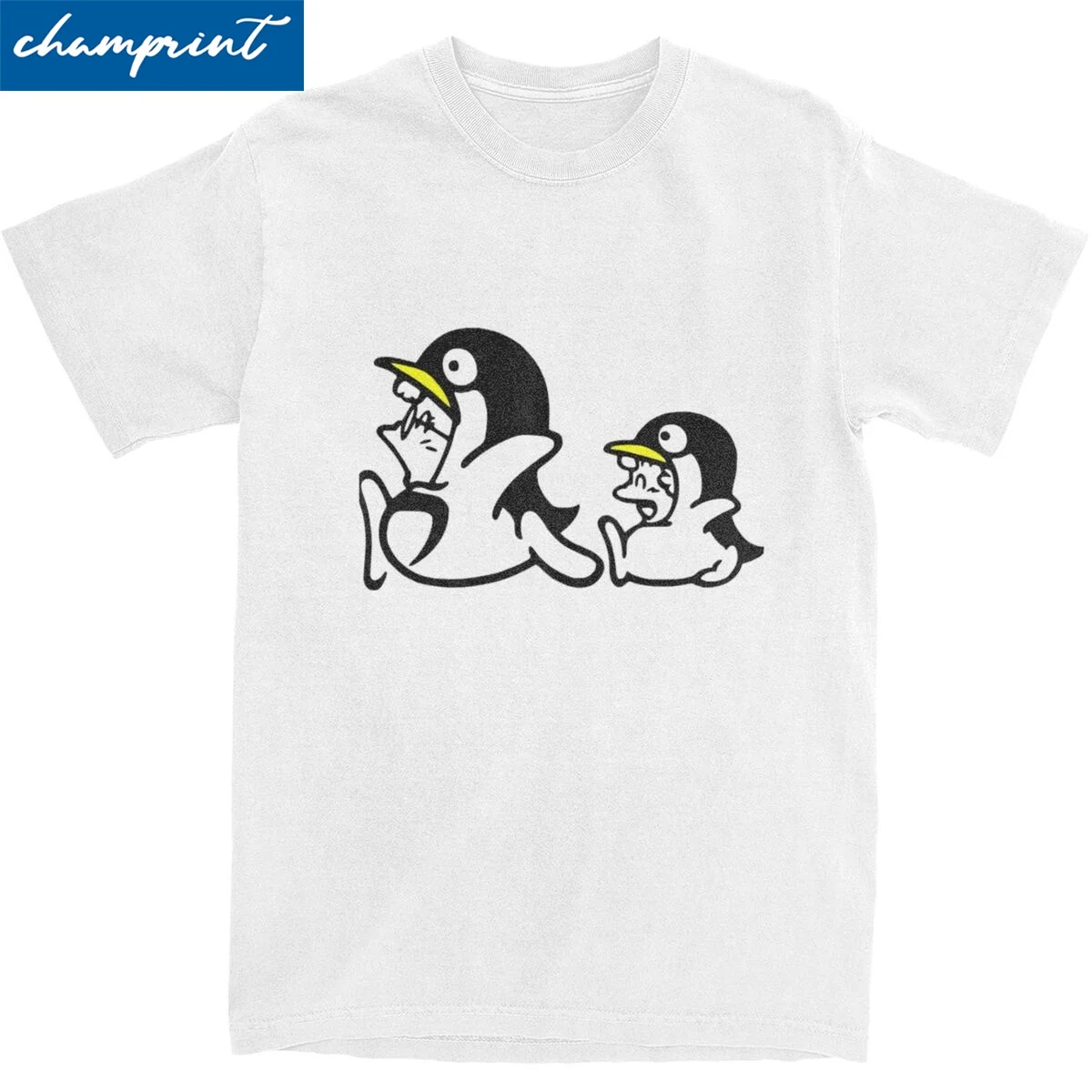 Arale Gachan Penguins Tshirt Men Cotton Clothes Streetwear Dr Slump Anime Round Neck Short Sleeve