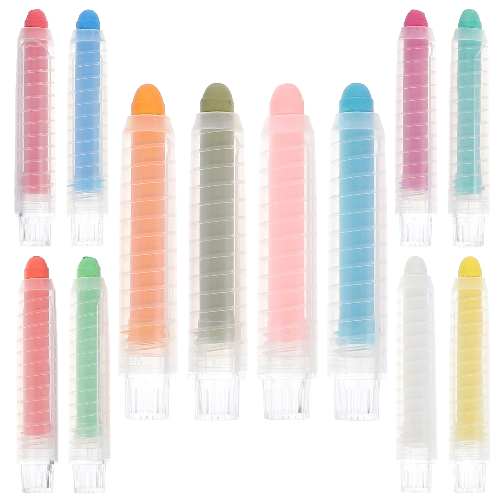 

12 Pcs Colorful Dust Free Chalk Pens Children Drawing Painting Early Education Art Supplies Student Practice Marker Set Multi