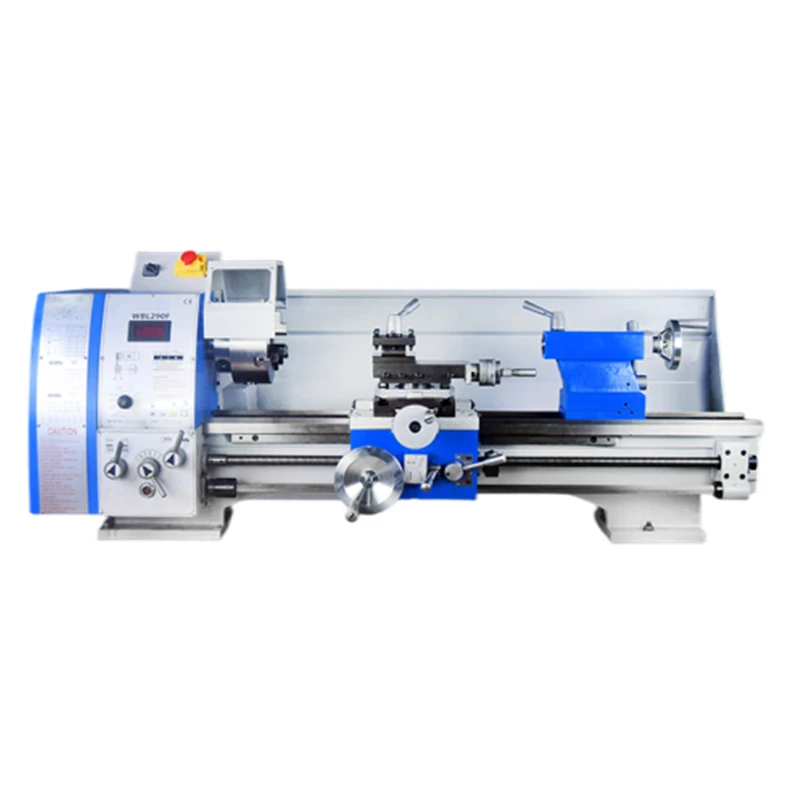 WBL290F Home Lathe Multifunctional Precision Lathe Industrial Teaching Processing Metal Home Micro Desktop Machinery