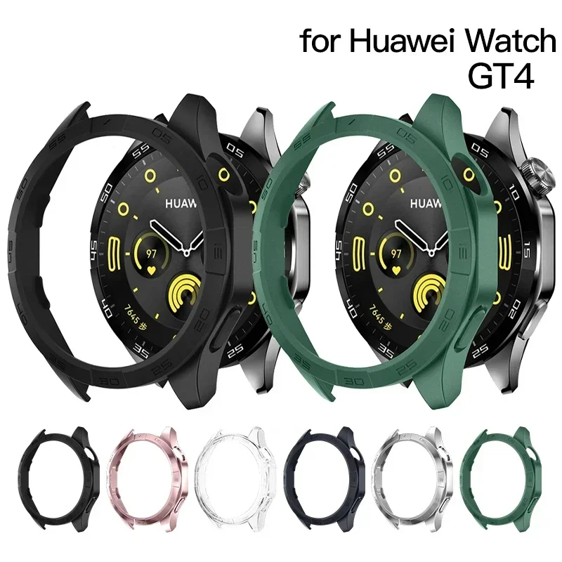 Case For Huawei Watch GT 4 46mm Protective Case PC Hard Bumper for Men's Women's GT4 accessories (no screen protector glass)