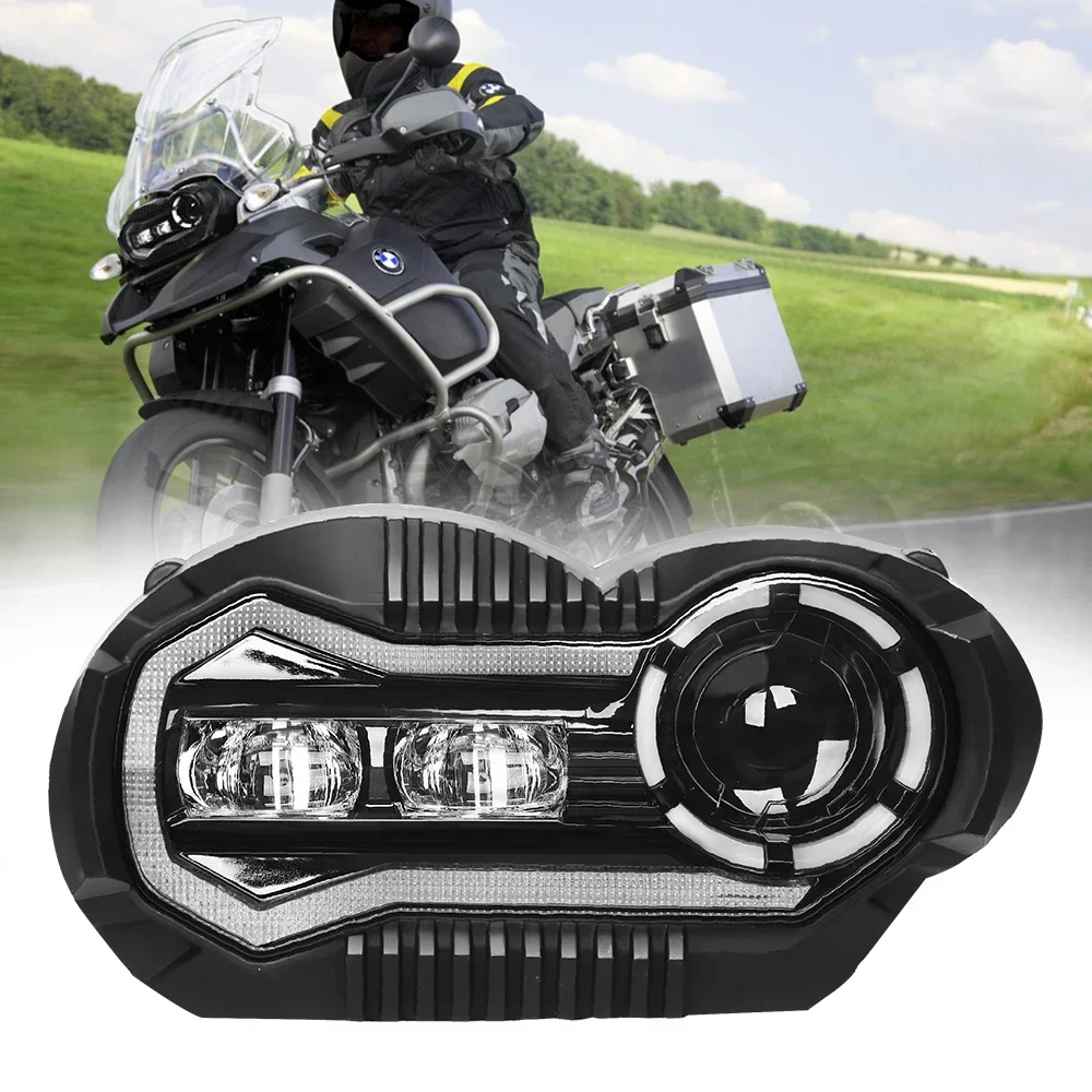 farol de led Loyo Unique Design Motorcycle Led headlight r1200gs With High Low Beams Built-In Emc For Bmws  headlight 1200gs