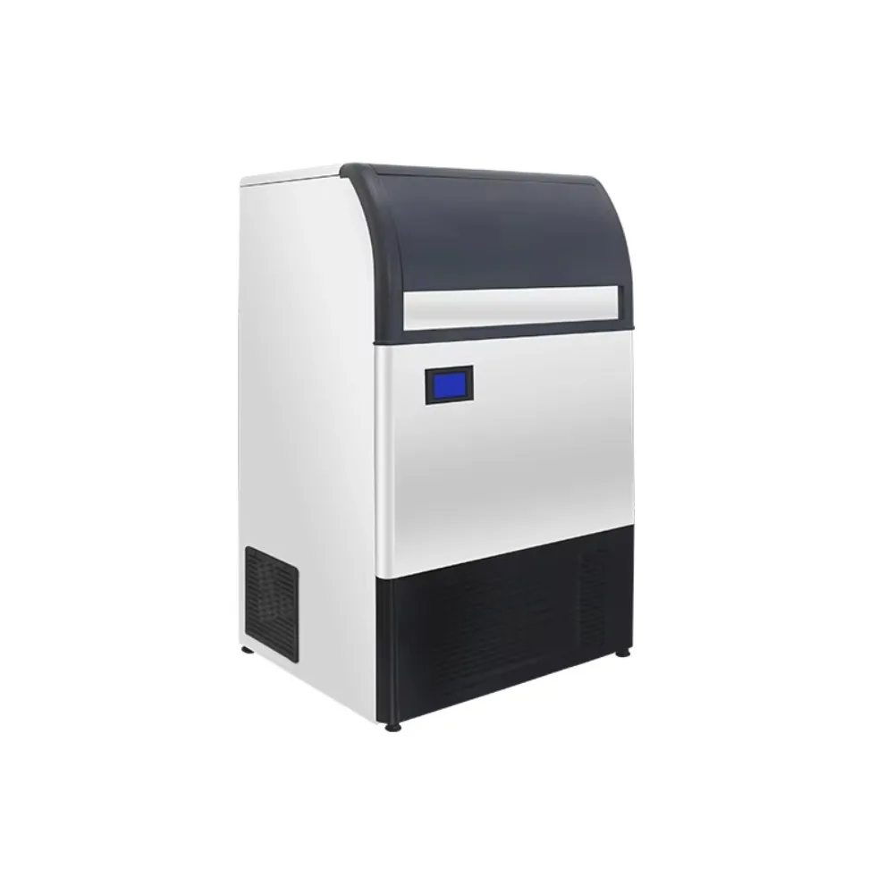 Automatic Commercial Ice Maker Machine 136kg/24h, Industrial Cube Ice Making Machine for Hotel and Restaurant