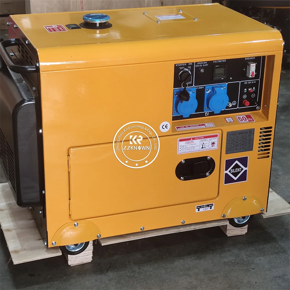 

High Performance Portable Silent Diesel Generator Industrial Backup Power Generator for Construction Camping Outdoor