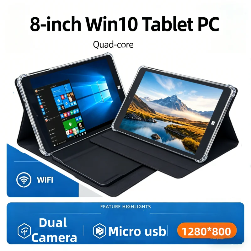 8 INCH 32 Bit T10 Windows 10 Pocket Tablet AR1 PC 2GB RAM 32GB ROM 1280*800 Pixel IPS Screen Dual Camera WIFI Quad Core