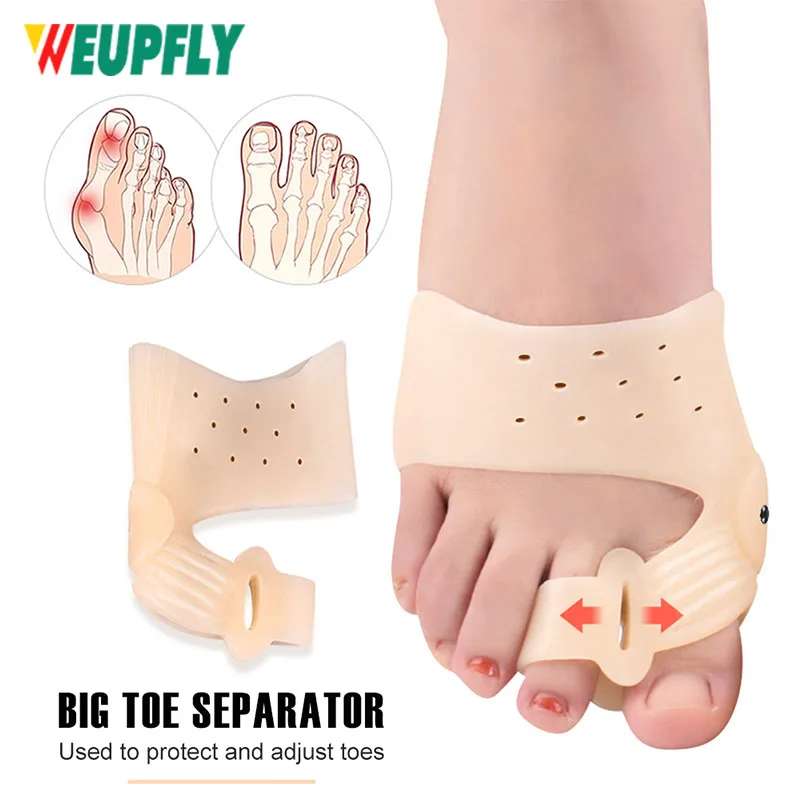 1Pair Orthopedic Bunion Splint Corrector Sleeve for Hallux Valgus Bunion Pain Relief - Non-Surgical Hammer Toe Straightener