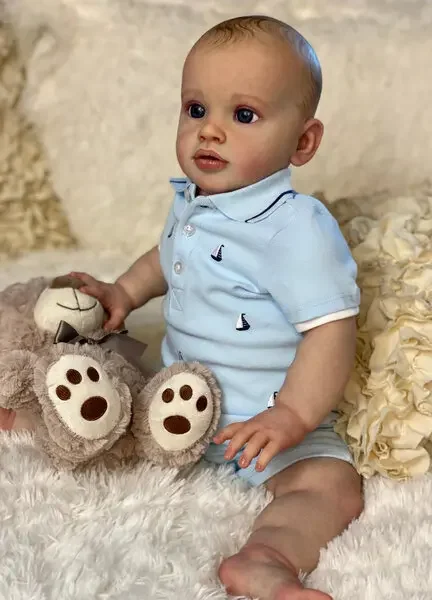 ตุ๊กตาเด็กทารกเกิดใหม่ DLS ขนาด 26 นิ้ว รุ่นพิพพี ผู้ชาย ผมเพ้นท์เสร็จแล้ว