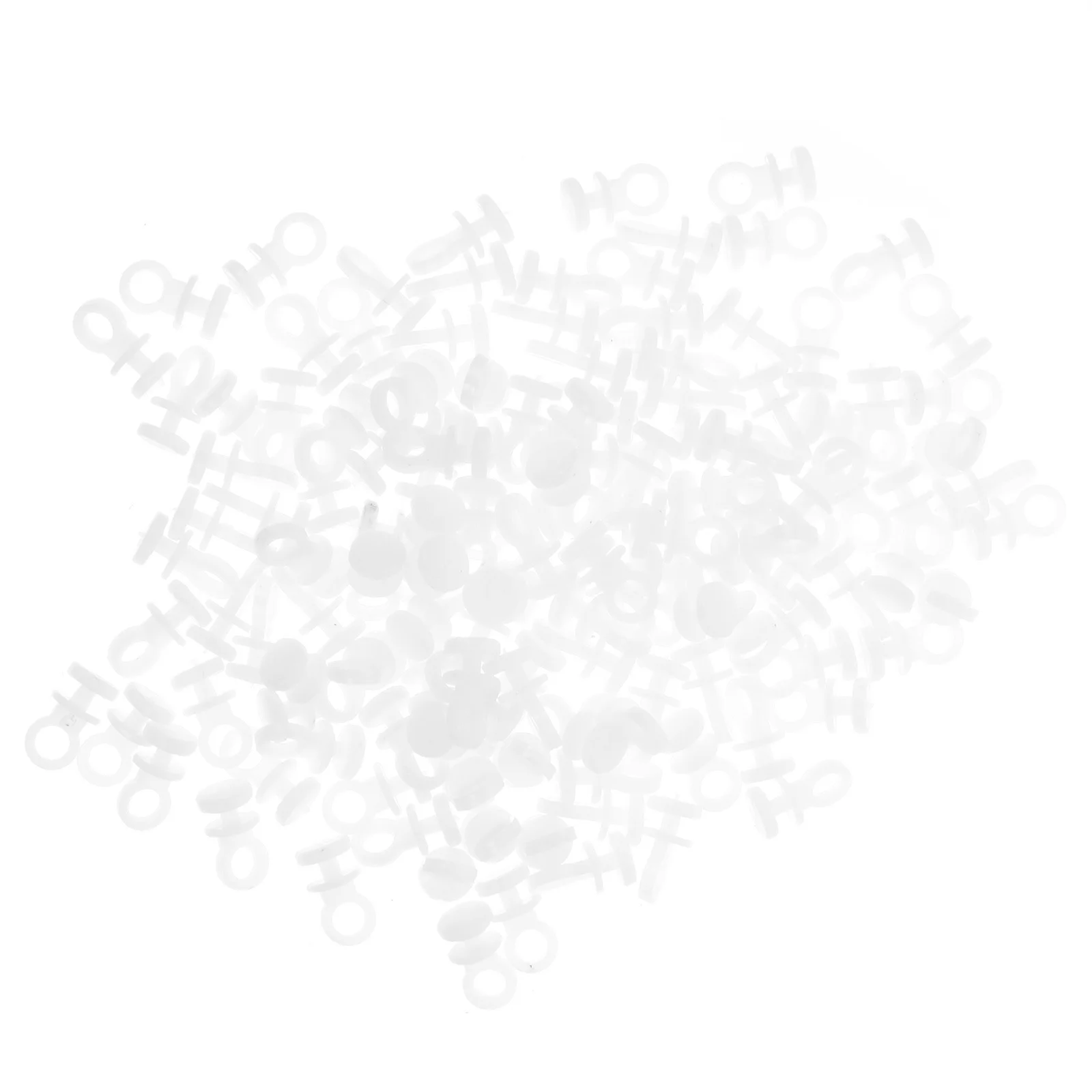 

200Pcs Curtain Track Rollers with Silent Wheels for Smooth Glide Perfect for Windows Closets Bedrooms Restaurants