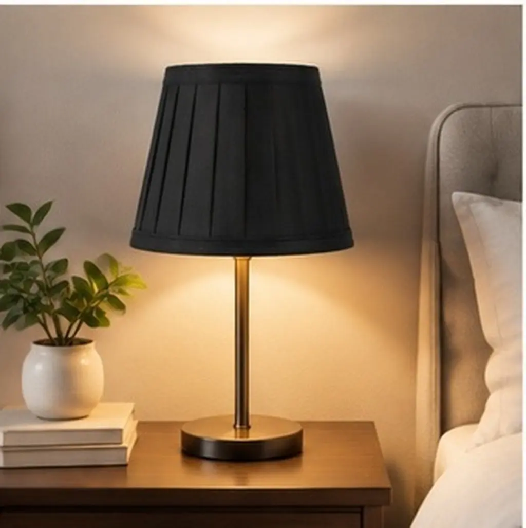Ceiling Lamp Shade Barrel Vintage European Style Cloth Lampshade Dustproof Lamp Cover for Home Wall Bedside Light
