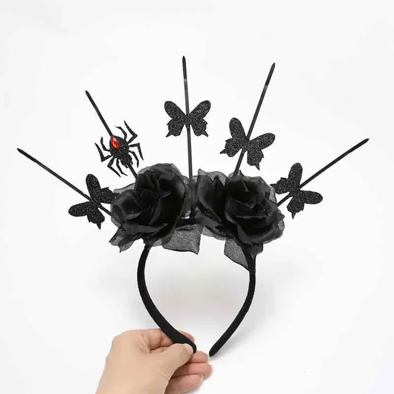 Costume de bande de sauna de chauve-souris noire à fleurs, faveurs de fête, masade Tim, coiffe de sécurité, festival de mariage, 1 pièce