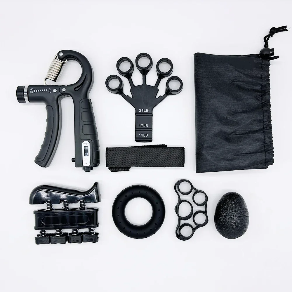 Kit de pinzas ajustables, agarre de mano tipo R, alicates de refuerzo para ejercicio, resorte, pinza de dedo, expansor de muñeca