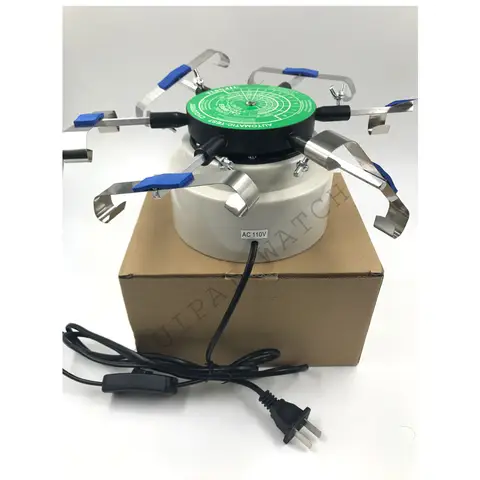 220V Automic Test Cyclotest Watch Tester  Machine Watch Winders for Six Watches at One Time