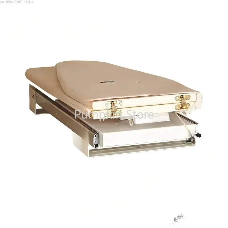 

Foldable Ironing Board Rack Aluminum Metal Retractable Rotary Ironing Board with Built-in Hidden Damping Guide