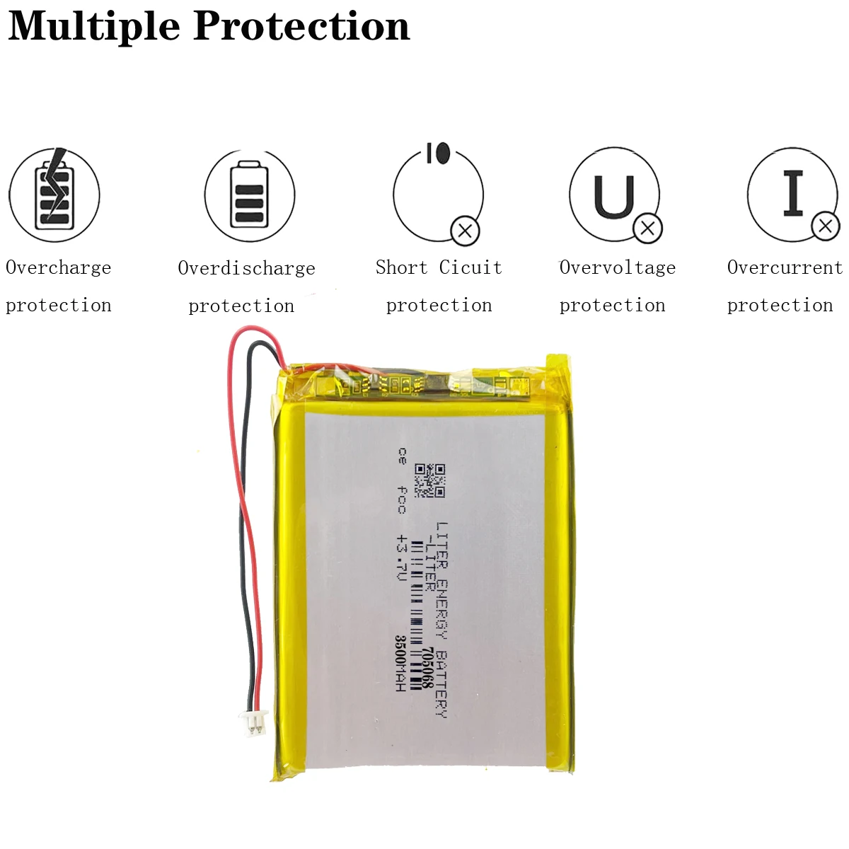 705068   Bateria litowo-polimerowa 3,7 V 3500 mAh 2800 mah 605065   Z płytką do tabletów RG35XX Pda. Produkty cyfrowe