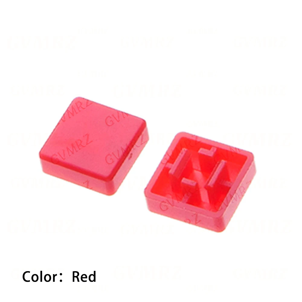 20PCS For PCB Momentary  Integrated circuit Tactile Tact Mini Push Button Switch Module DIP 4PIN Round Cap A14 A24 white green