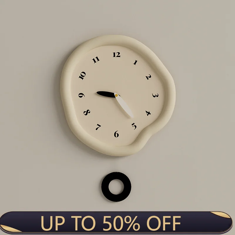 Nordic Wall Clocks Design Minimalism Clock Watch Modern Living Room Clocks Luxury Clock Mechanism Silent Decorations For Home