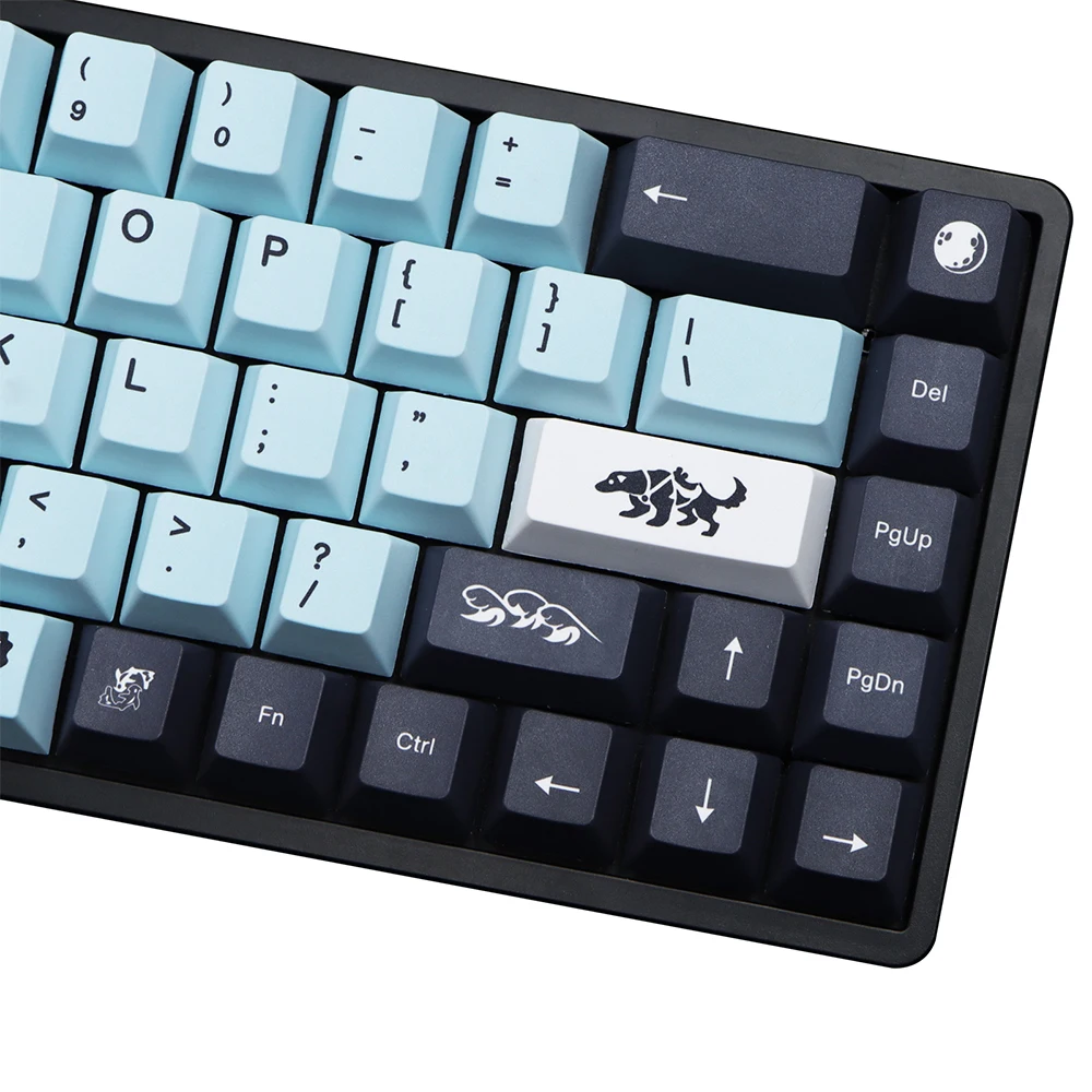 Fancypbt Keycaps 136 Tombol Pewarna Sublimasi Kustom Profil Ceri GMK Keycaps untuk Gaming MX Switch Keyboard Mekanik