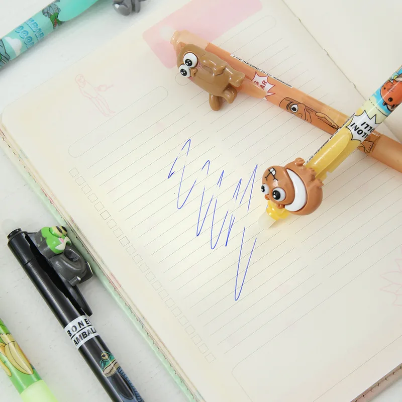 6/36 قطعة الدماغ الإيطالي Ai الحيوانات Tingtungsahur Tralalelotralala قابل للمسح الأزرق الصحافة قلم محايد اللون طالب القرطاسية هدية #4