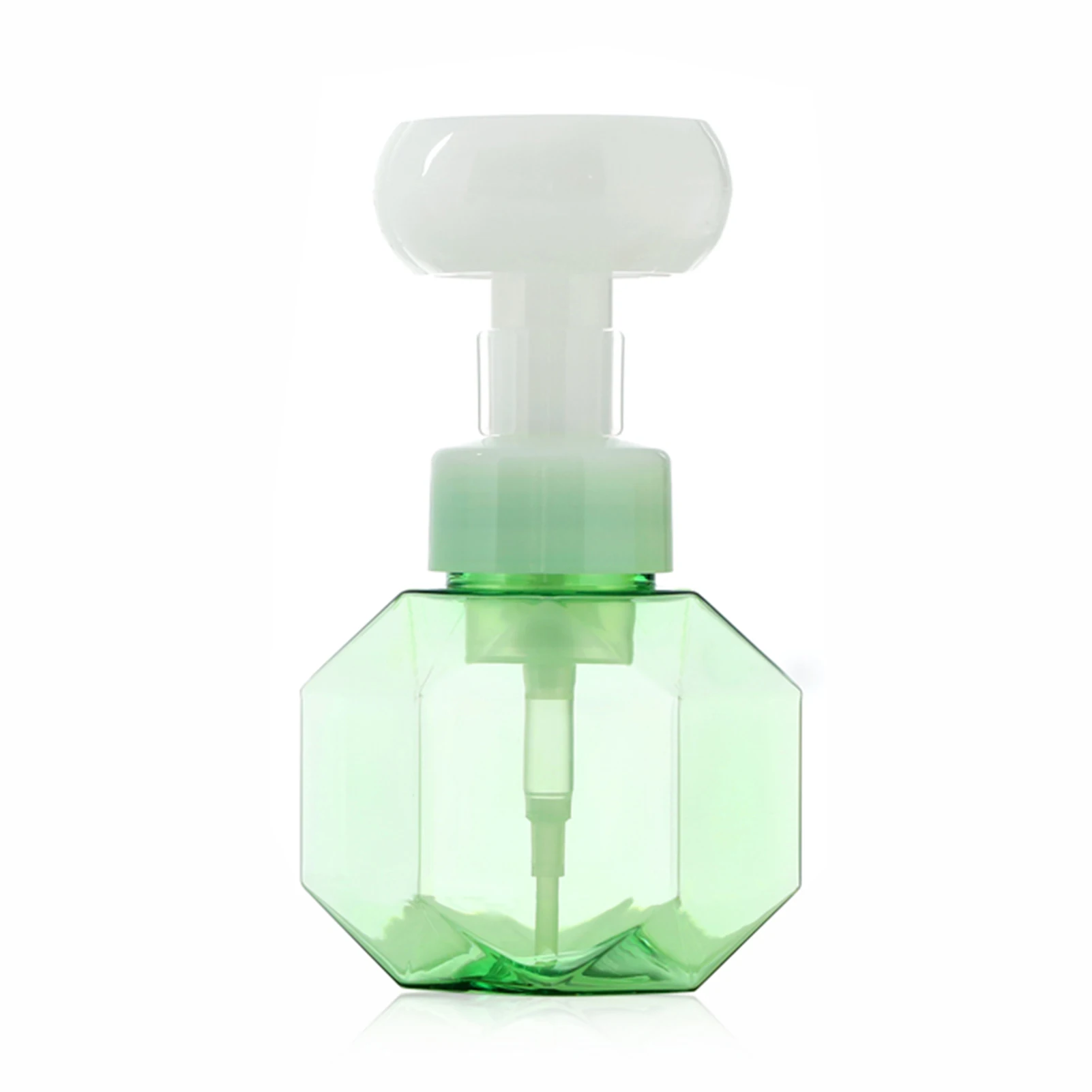 Clear Press Pumps Bubbler Empty Bottle Refillable Shampoo Shower Gel Hand Soap Dispenser 300ml