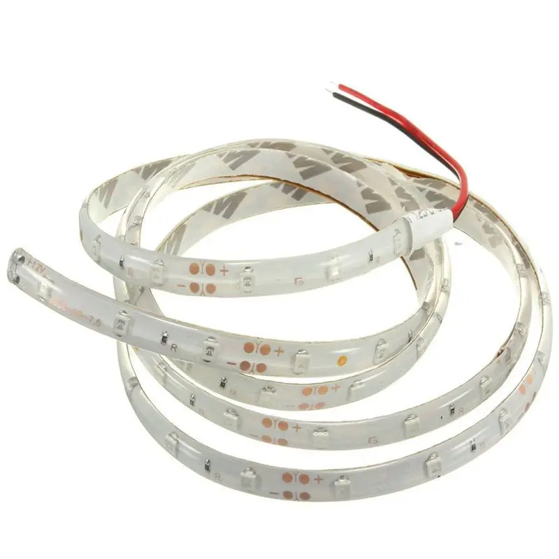 My Home 4Pcs 1M 60-3528 SMD Waterproof LED Light Strip DC12V (Red)