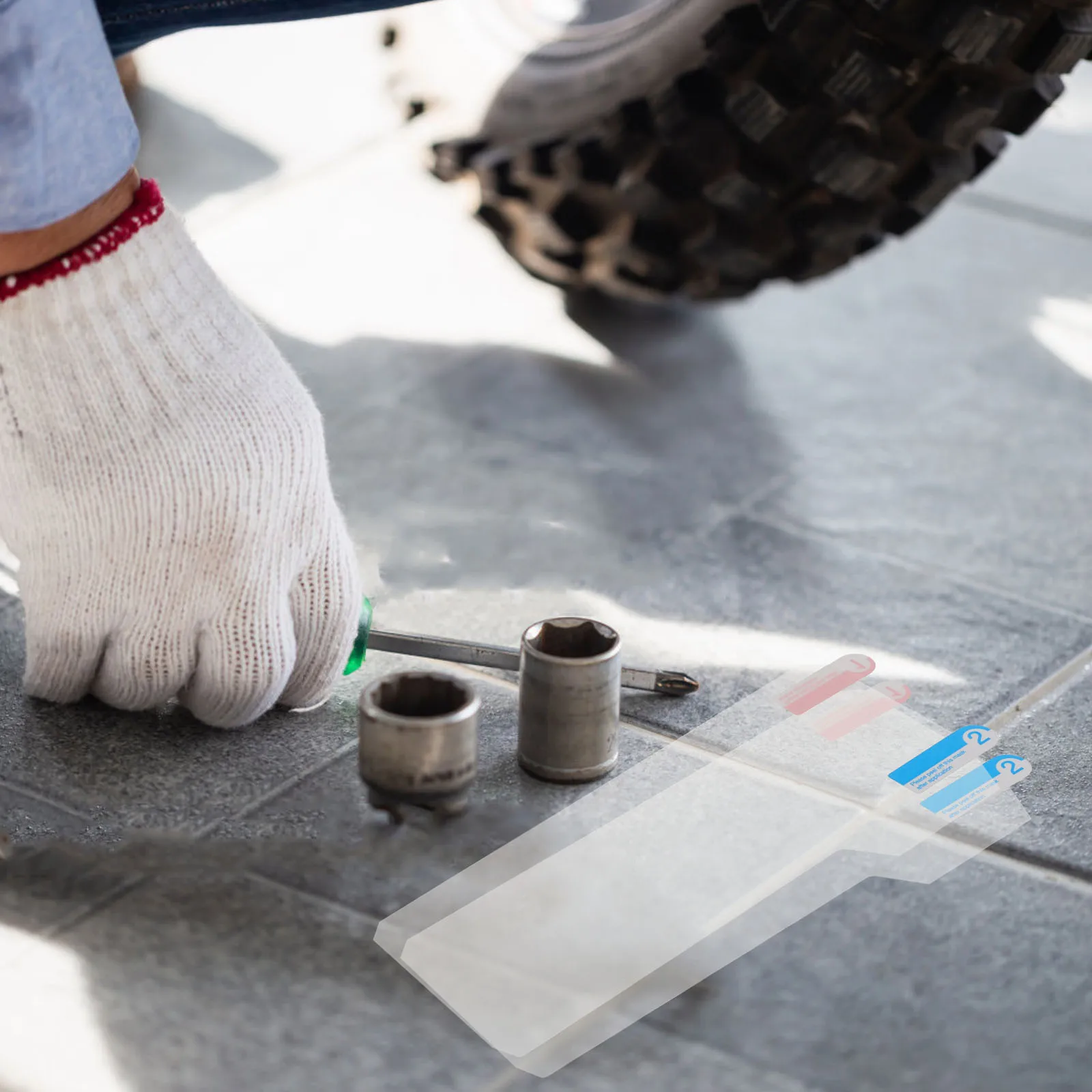 

1 Pair Of Instrument Film Scratch Protector For Motorcycle Screen Protection Scratch Resistant Explosionproof High Transparency