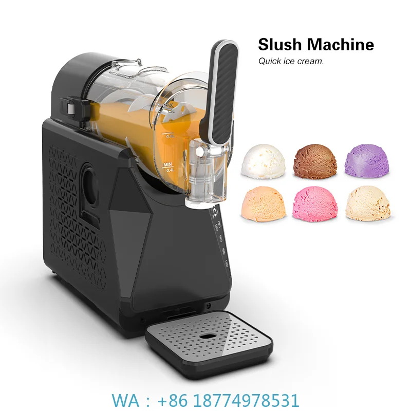1.3L Professional Slushy Maker Commercial Standard for Frozen Juice Slush & Soft Ice Cream Beverages