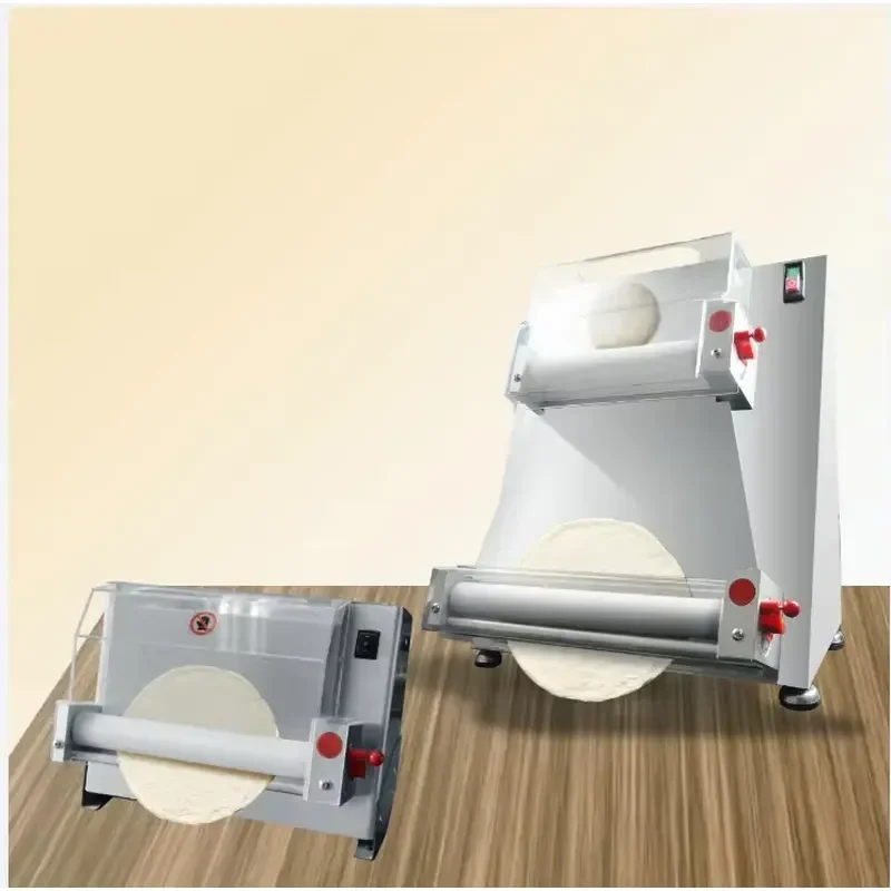 Electric Mini Table Top Pizza Dough Sheeter Machine Small Automatic Press Presser Flattener Roller 40cm for Restaurant Home