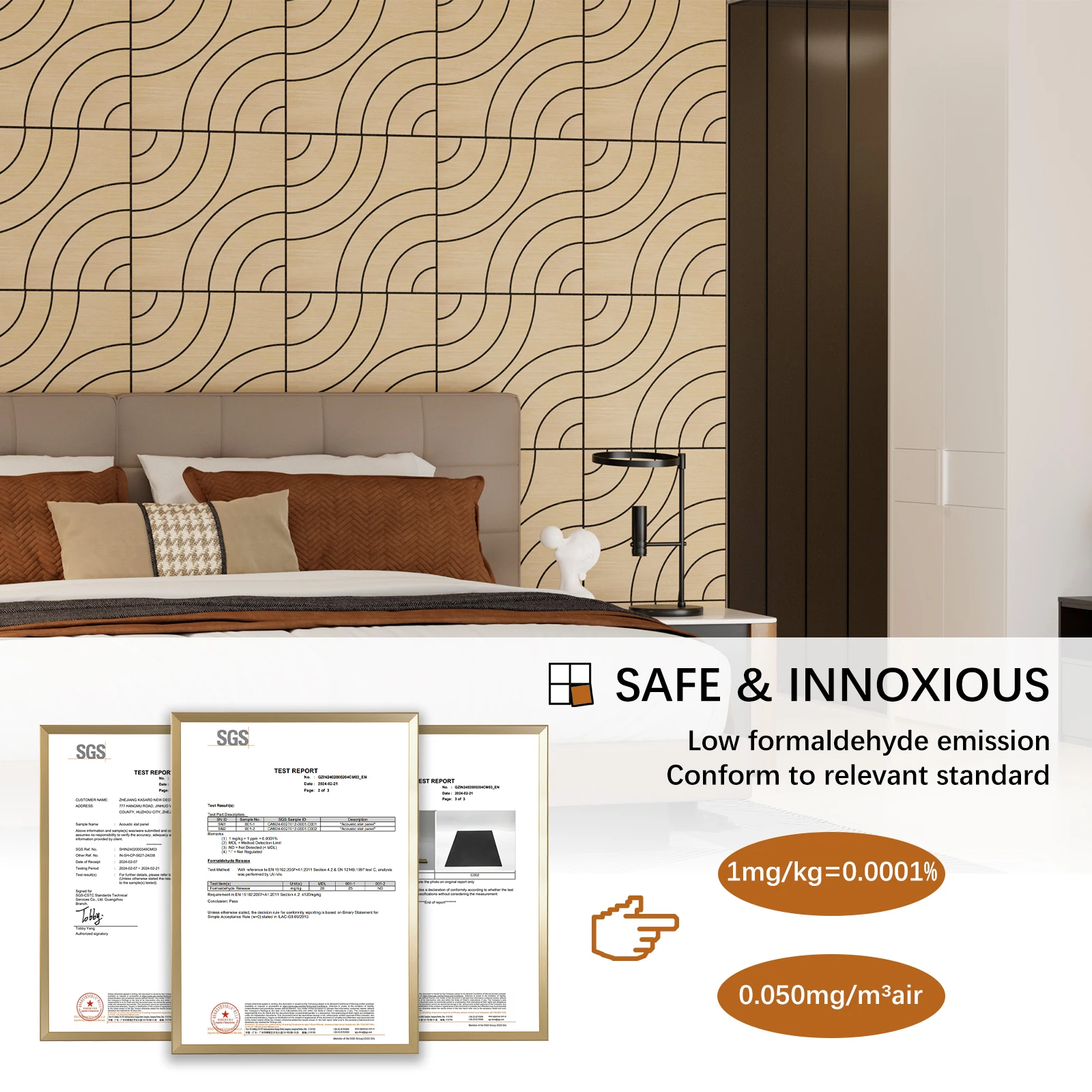 مجموعة ألواح حائط قابلة للتقشير واللصق ثلاثية الأبعاد ممتصة للصوت الصوتي مكونة من 4 قطع لتقليل الضوضاء الداخلية #3