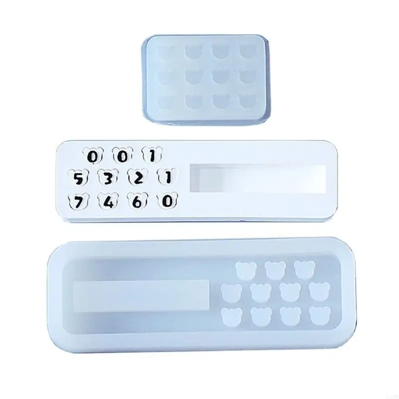 

DIY Resin Mold Suitable for Jewelry Silicone Resin Molds Including Bear Parking Sign Car Number Plate Decoration Mold