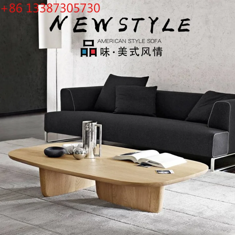 Tavolino in vernice di quercia personalità creativa tavolino da salotto rettangolare moderno