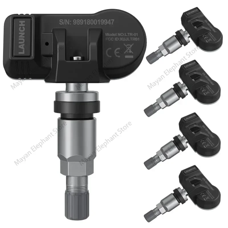 Dual Frequency 315MHz & 433MHz Launch TPMS Sensor Tire Pressure Monitoring System for Universal Vehicles