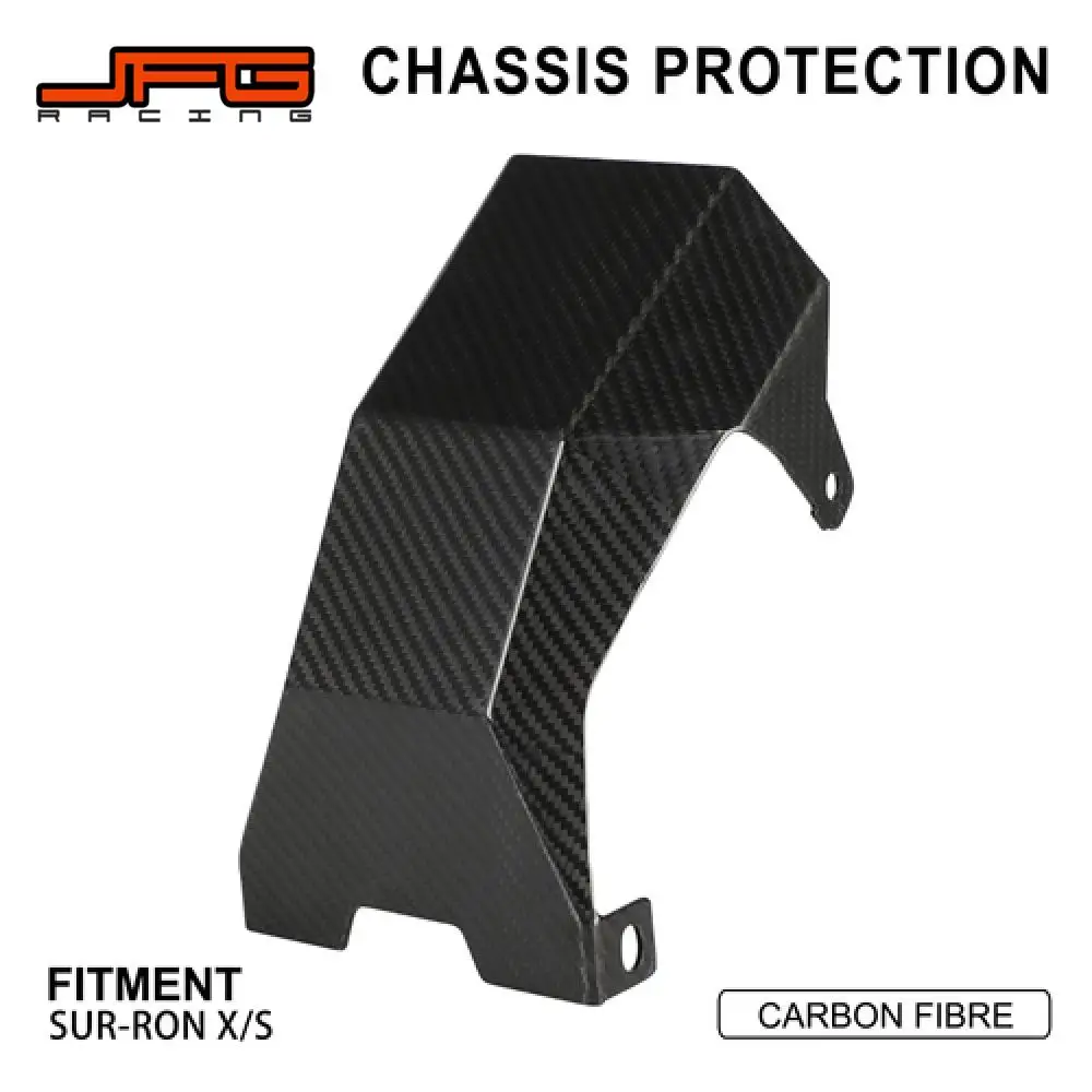 

Funparts Motorcycle Real Carbon fiber Chassis Protection Cover Guard For Sur-Ron Sur Ron Surron Light Bee Lightbee X S