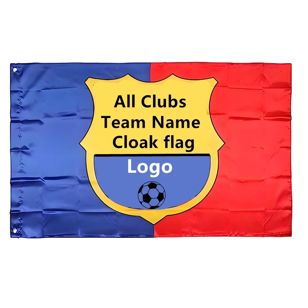 Испания команды прямоугольный национальный флаг футбол логотип полиэстер Barcelon плащ Европа футбольные клубы сувенирный флаг команды 100X65 см 1 шт.