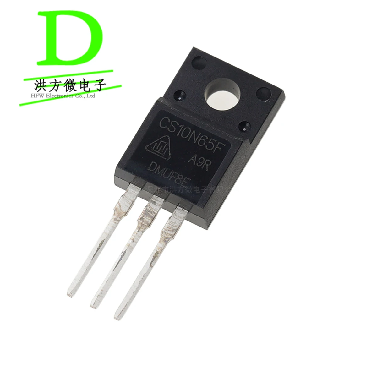 10pcs CRMICRO Brand MOSFET N-CHANNEL CS10N65FA9R TO-220F 650V 10A