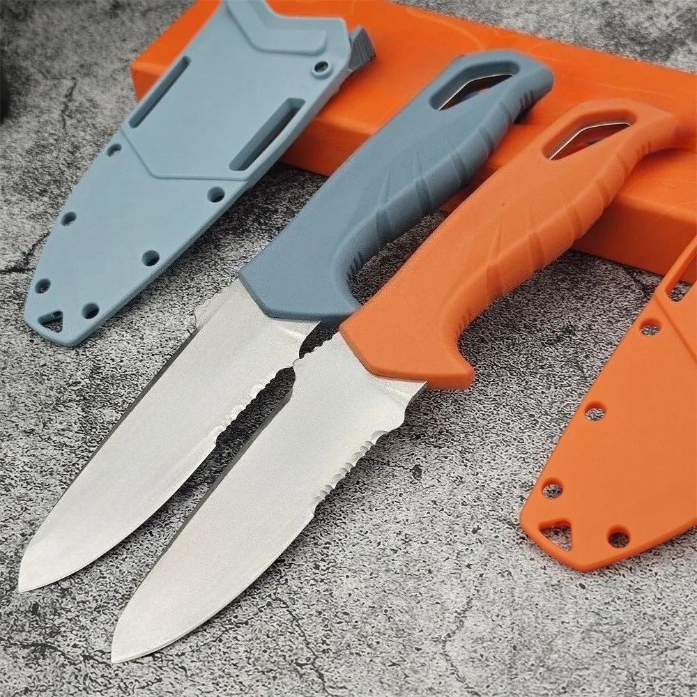 

Высококачественный уличный нож BM 18040, фиксированное лезвие, стальное лезвие D2 и ручкой из нейлонового волокна, инструмент для кемпинга, охоты, EDC с ножнами