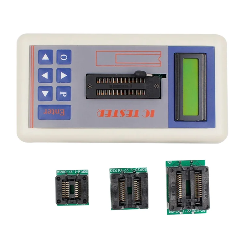 

Chip Tester Integrated Circuit Detector Transistor with Burning Transistor Tester Tester Meter Maintenance Tester