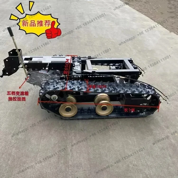 All-terrain crawler transporter crawler, creeper agricultural vehicle, climbing and pulling wood crawler