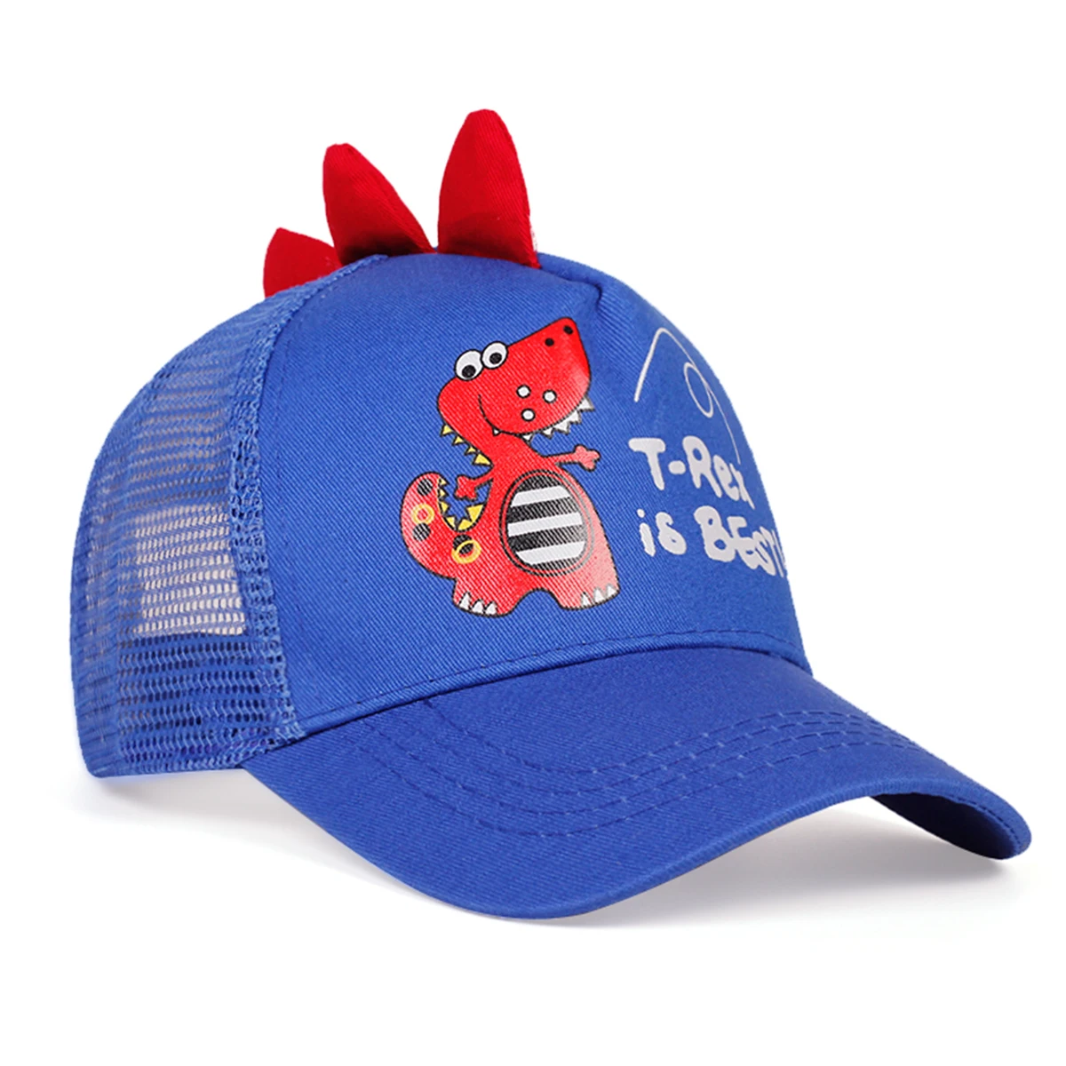 Children T-Rex IS BEST Dinosaur Print Baseball Net Caps Spring Summer Outdoor Adjustable Casual Hats Boy Girl Sunscreen Hat