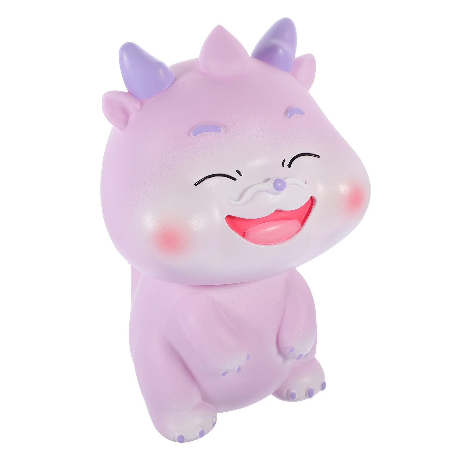 1pc 子供貯金箱ドラゴン形ビニール貯金瓶耐久性のあるフェスティバル装飾デスクトップ装飾子供のための新年のギフト