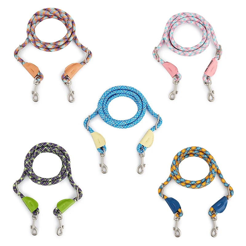 Reflective Series Dog Leash For small Medium And Large walking Dog Hands-free Lead Rope Double dogs Leashes 10 in 1 New Arrivals