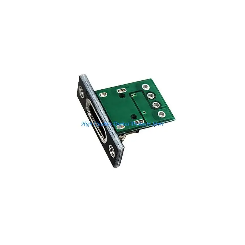 U2JE Type C Female Socket Module with PCB Breakouts Board and Screw Mount Plate for Device Modification Benches Work Projects
