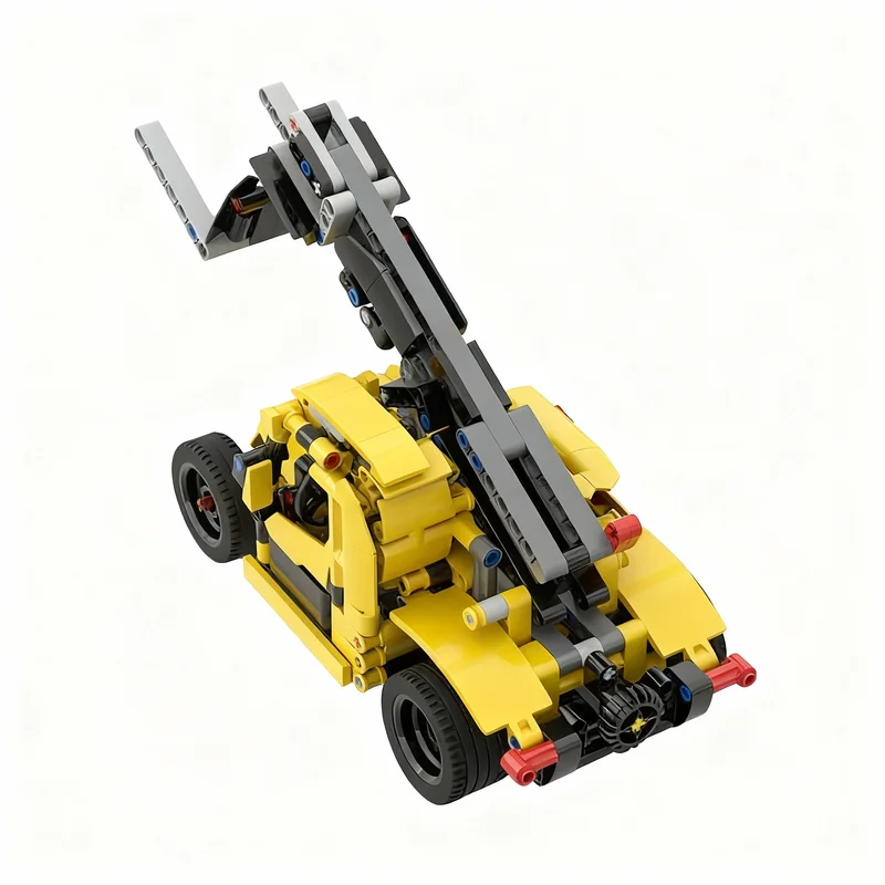 456pcs MOC Technical Telehandler Alternate Build Model Building Blocks Architecture Toy Christmas Gift Display Creative Craft 3D