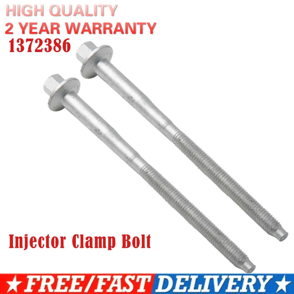 1372386 Injector Clamp Bolt For Ford Transit Mk7 Injector Clamp Bolts 2.2 2.4 Defender Boxer Relay 2006 On 8C1Q-9T506-AA