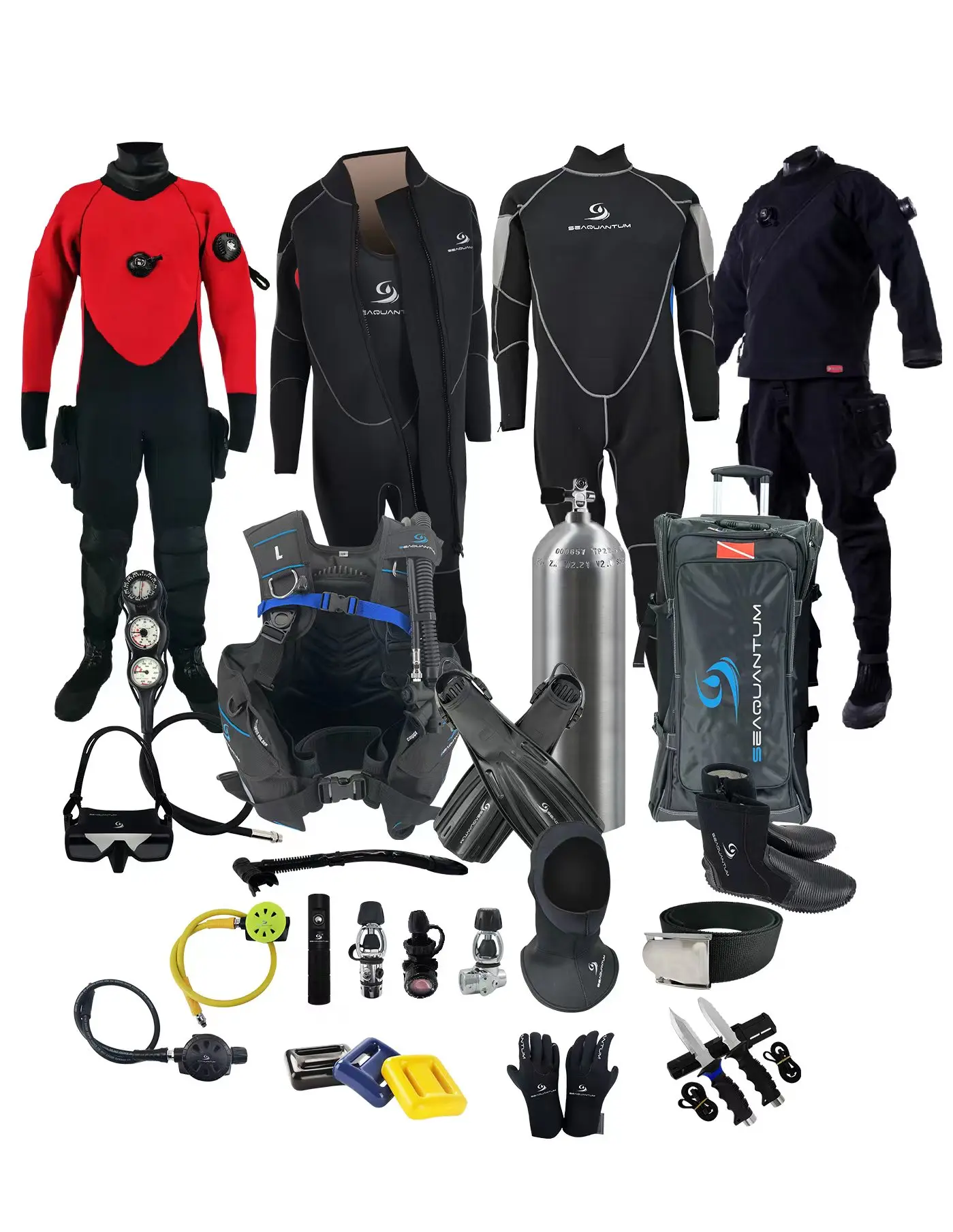 

scuba diving kit complete