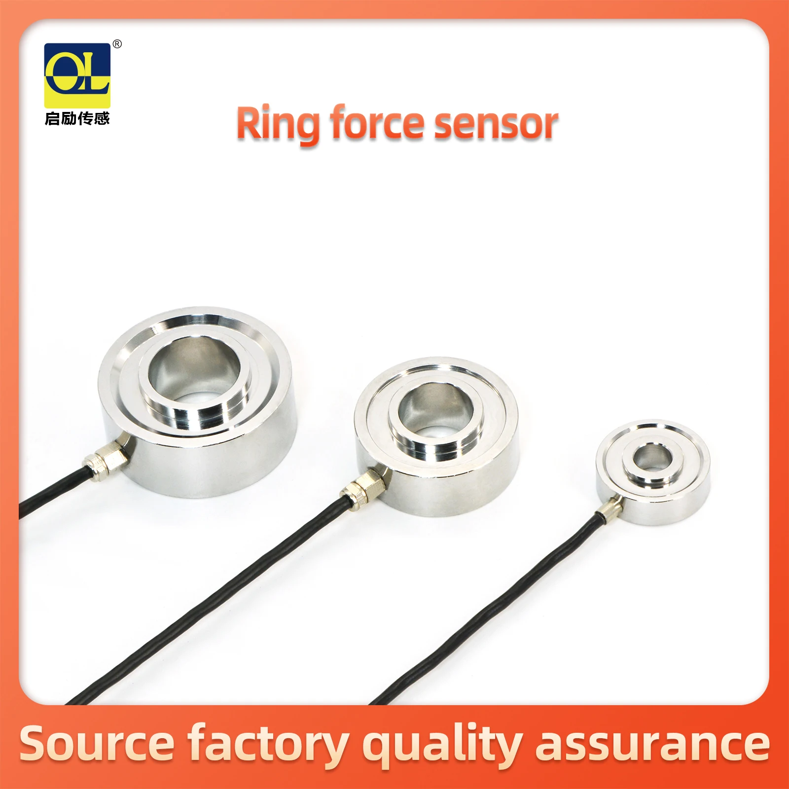 load cell Ring force sensor Through hole forklift truck weight bolt pressure detection tightness force measurement