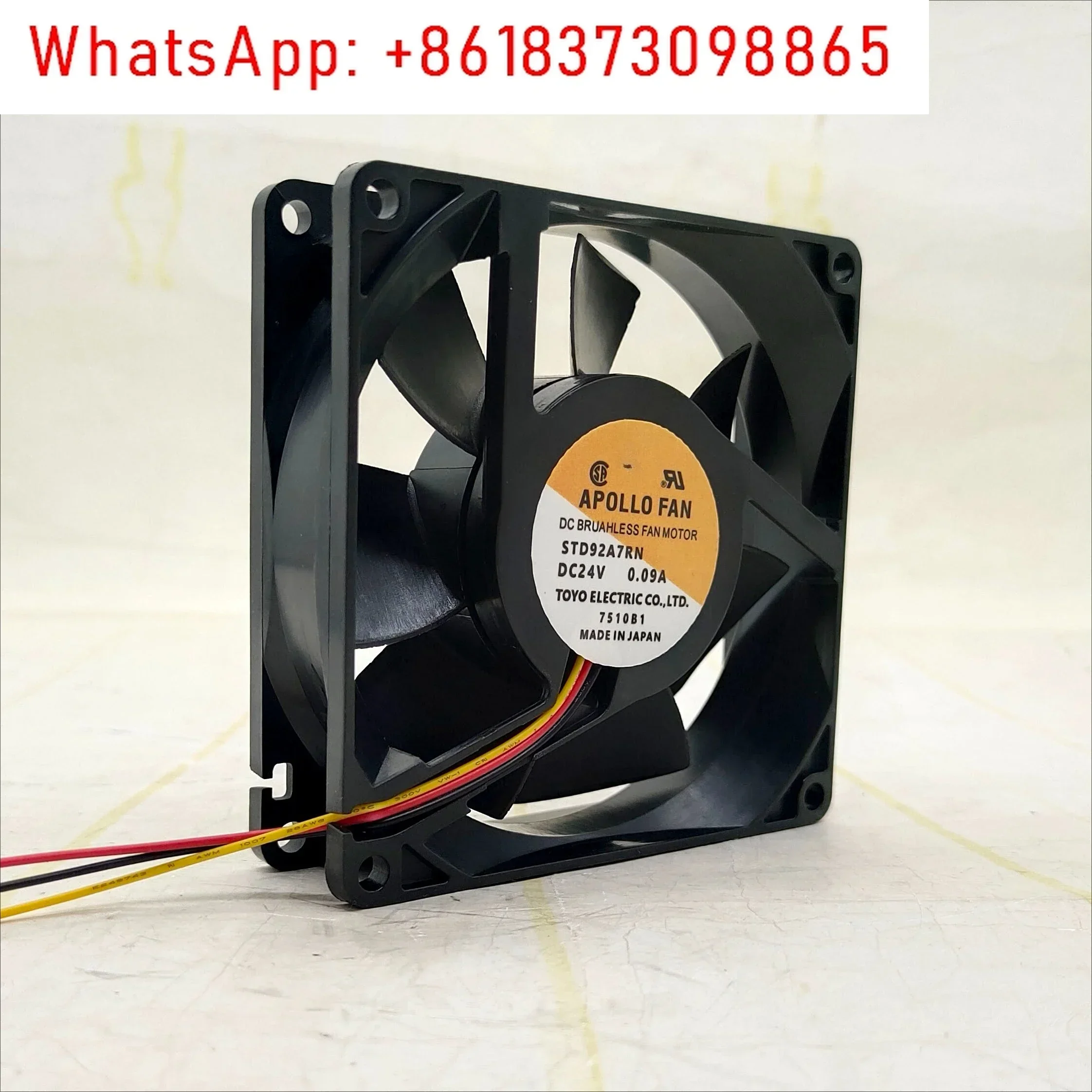 APOLLO FAN STD92A7RN 9025 24V 0.09A Inverter Cooling Fan