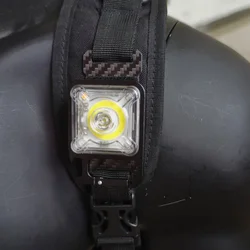 Tactical EDC Flashlight Camping Hiking Tools Safety Flashing Light With Bottle Opener For Molle System For 25mm Backpack Strap